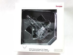 ヘルパ 1/200 F-22 ラプター アメリカ空軍 第94飛行中隊 ハットインザリング 55147