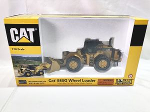 ノースコット 1/50 CAT 980G ホイールローダー 建機ミニカー 箱汚れ等あり norsco
