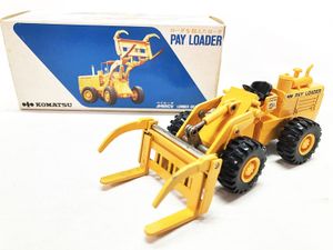 コマツ ペイローダ JH65CV LUMBER GRAPPLE 箱劣化 建機模型 ミニカー 1円