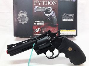 東京マルイ コルトパイソン 357マグナム 4インチ 24連射システム 箱傷みあり トイガン