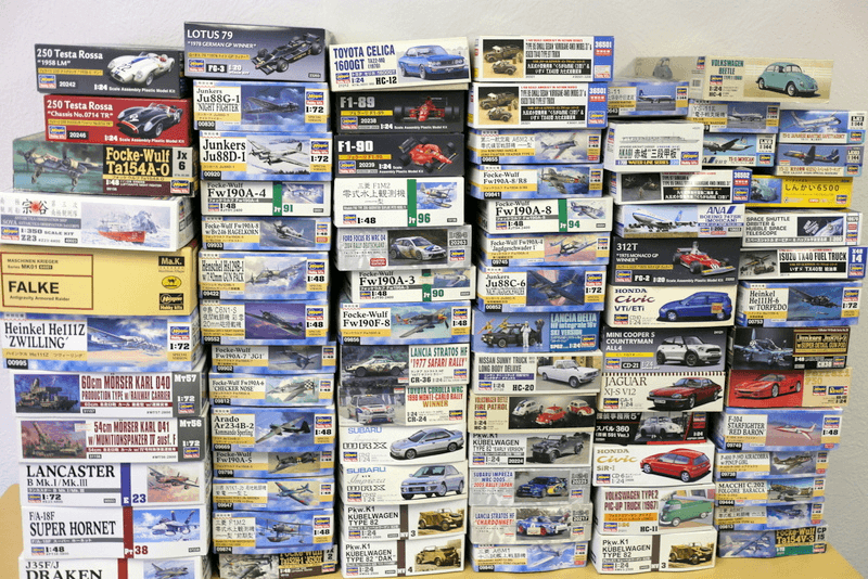 ハセガワのプラモデルを高額買取！