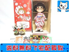 買取 不二家　昭和モダン　ラヂオ巻きペコちゃん人形