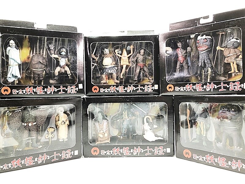 買取　エクスプラス　日本妖怪紳士録　6種類セット