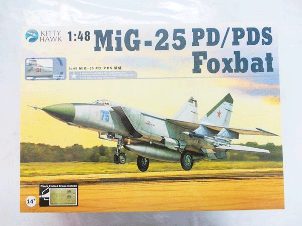 キティホーク 1/48 MiG-25 フォックスバット PD/PDS