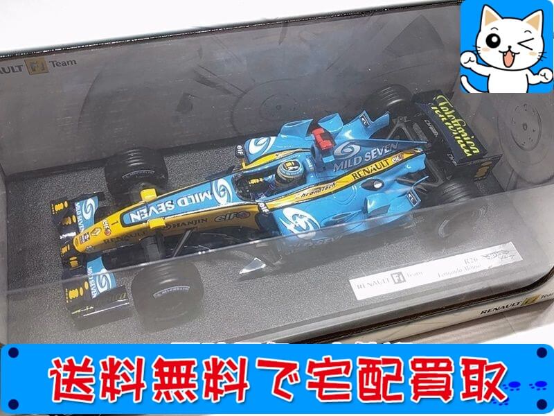 買取　ホットウィール　1/18　F1 ルノー R26 フェルナンド・アロンソ #1 J2982