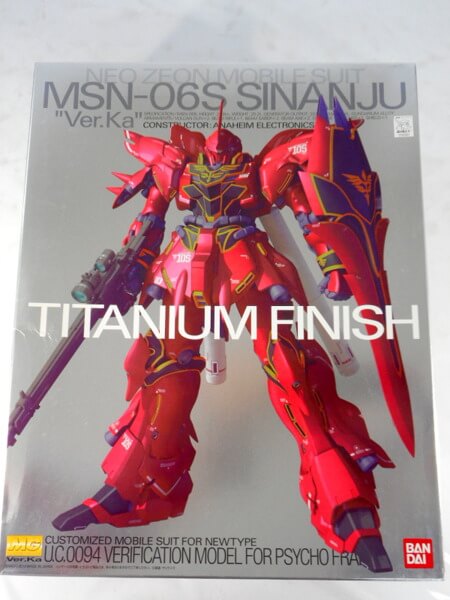 ガンプラ MG 1/100 【ニュータイプ専用モビルスーツ シナンジュ チタニウムフィニッシュ カトキハジメver.】