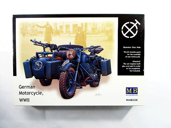 MB マスターボックス 1/35 ドイツ軍 BMW-R75軍用サイドカー