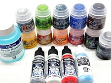 プラモデル塗料 買取 塗料セット　シタデルカラー・Vallejo（ファレホ）モデルカラー／ブラシクリーナー