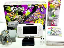 任天堂　Wii U　スプラトゥーン セット（amiibo アオリ・ホタル付き／未開封）　32GB　白