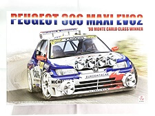 買取　プラッツ　1/24　プジョー 306 MAXI EVO2 1998 モンテカルロラリー クラスウィナー BX24026 車プラモ