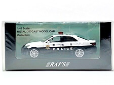 RAI’S ヒコセブン 1/43 トヨタ クラウンアスリート(GRS214)2019 警視庁高速道路交通警察隊車両(速13)