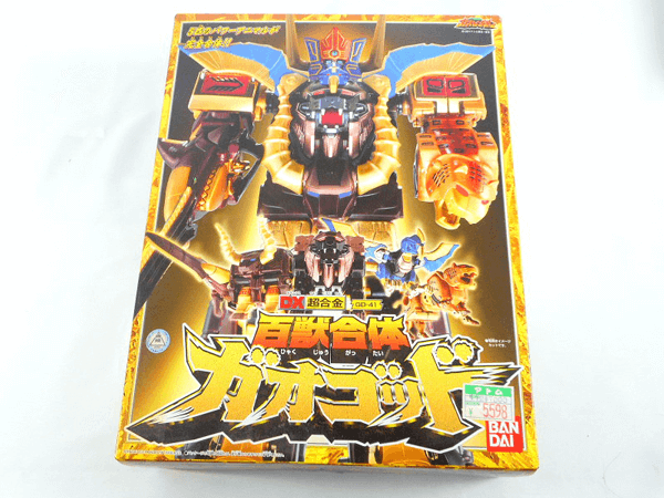 買取　DX超合金 百獣戦隊ガオレンジャー 百獣合体　ガオゴット GD-41
