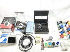 プラモデル塗料 買取 エアテックス メテオ・ゴシェール エアブラシセット・クリーナーボトル・塗料等セット