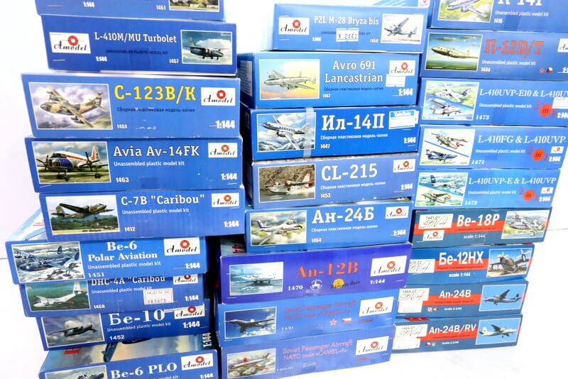 A MODELは軍用機から民間機まで個性豊かな航空機模型をプラモデル化しています。高価買取いたしますのでまずは、お見積りを！