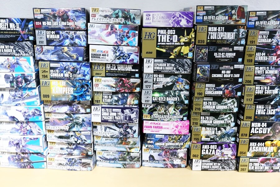 ガンプラ HGのプラモデルを高額買取！