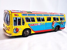 買取　マスダヤ 仮面ライダーV3 バス ブリキ
