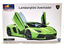 買取　アオシマ　1/24　’11 ランボルギーニ アヴェンタドール　グリーン　01-C