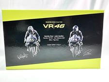 買取 PMA 1/12 ヤマハ YZR-M1 バレンシアテスト 2019 ルイス・ハミルトン／バレンティーノ・ロッシ フィギュア付