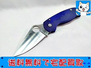 スパイダルコ　フォールディングナイフ　パラ3　ブルー　CPM S110V