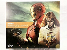 買取 ホットトイズ 1/6 ムービーマスターピース アイアンマン3 ペッパー・ポッツ&アイアンマン・マーク9　MMS311