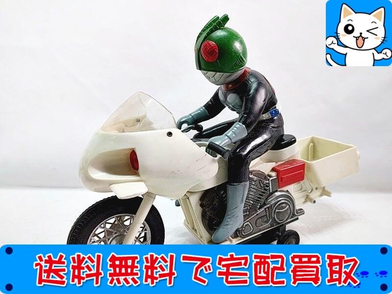 写真はヨネザワ　新サイクロン号 一部金属・仮面ライダーソフビ　貴重な商品です。昭和の仮面ライダーグッズも大歓迎です。