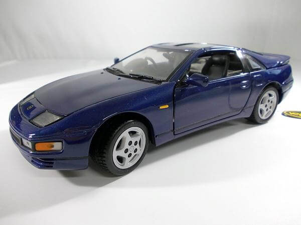 買取　京商　ミニカー 1/18 フェアレディ 300ZX ブルー 7003B 