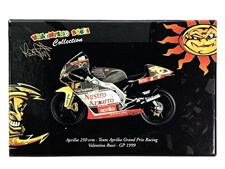 買取価格 PMA ミニチャンプス 1/12 アプリリア 250ccm チームアプリリアグランプリレーシング V.ロッシ GP1999(未開封) ミニカー