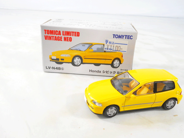 買取　トミカリミテッドヴィンテージNEO 1/64 ホンダ シビック SiR-Ⅱ