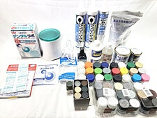 プラモデル塗料 買取 Mr.ホビーカラー・超音波洗浄器・シリコーンシーラント等セット