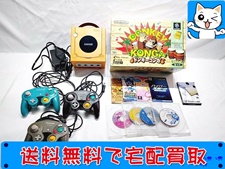 買取　ニンテンドーゲームキューブ本体・ソフト　ドンキーコンガメイドインワリオ他　ゲームセット