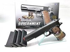 買取　マルイ　コルト M1911A1 ガバメント　マガジン4本付　エアガン　ASGK