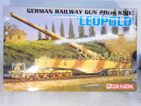 買取　ドラゴン 1/35 【GERMAN RAILWAY GUN 28㎝ LEOPOLD】