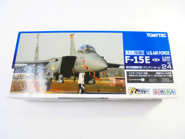 技MIX 1/144 U.S.AIR FORCE F-15E 第389戦闘飛行隊 マウンテン・ホーム AC24