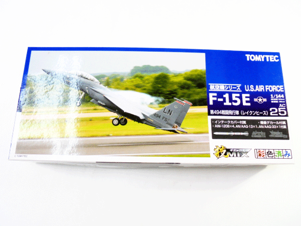 技MIX 1/144 U.S.AIR FORCE F-15E 第494戦闘飛行隊 レイクンヒース AC25