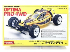 買取 京商　1/10　電動RC4WDレーシングバギー　オフロードレーサー オプティマプロ