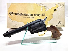 買取 マルシン　コルト S.A.A.Army.45 シビリアン　ブラススタイルヘビーウェイト　木製グリップ