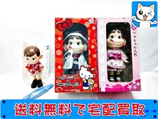 買取 ペコちゃん　ハローキティ×ペコちゃん人形／スポーツポコちゃん人形他　フィギュア 3点組