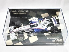 買取価格 PMA ミニチャンプス 1/43 BMW ザウバー F1.07 S.ベッテル USA GP 2007(未開封) ミニカー