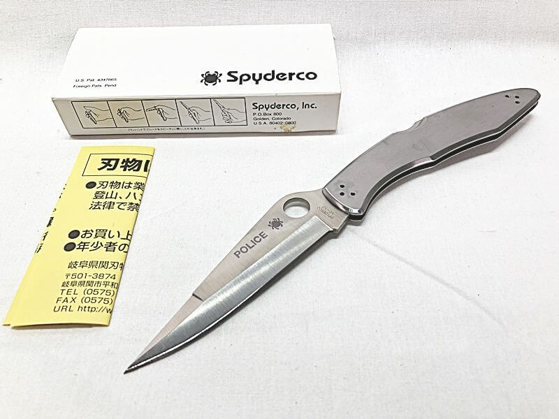 スパイダルコ　ポリス　VG-10　SS　ステンレスハンドル