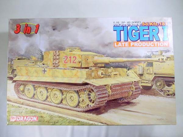 買取　ドラゴン 1/35 タイガーⅠ 後期型(3in1) 6253 