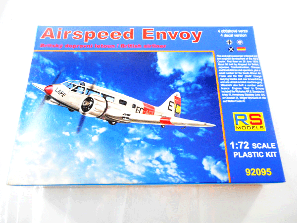 RSモデル 1/72 Airspeed Envoy