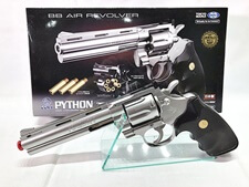 買取　マルイ　コルト パイソン .357マグナム　6インチ　ステンレスモデル　ASGK　エアガン