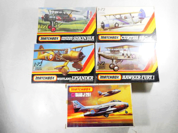 MATCHBOX 1/72 CURTISS SBC-4/HAWKER FURY1/SISKIN MkⅢA等