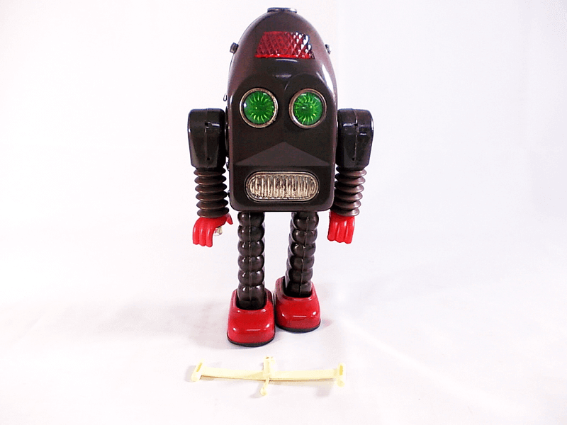 浅草玩具 サンダーロボット　ブリキが届きました！大量のご依頼も数多くご対応をさせて頂いております。
