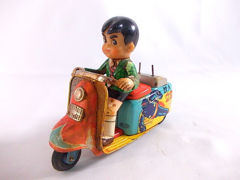 ASAKUSA TOY 浅草玩具 鉄人28号 日本製 ブリキ バス 当時物 昭和