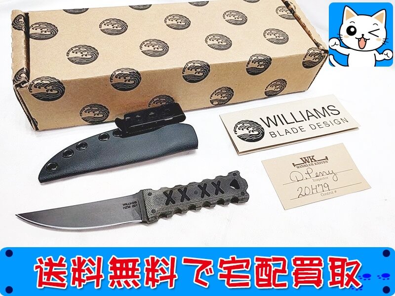 Winkler Knives　シースナイフ　Black Micarta　HZM001 です。