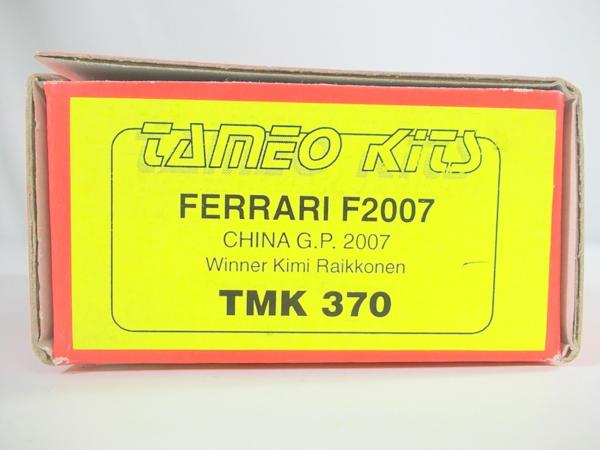 TAMEO 1/43 フェラーリ F2007 メタルキット TMK370