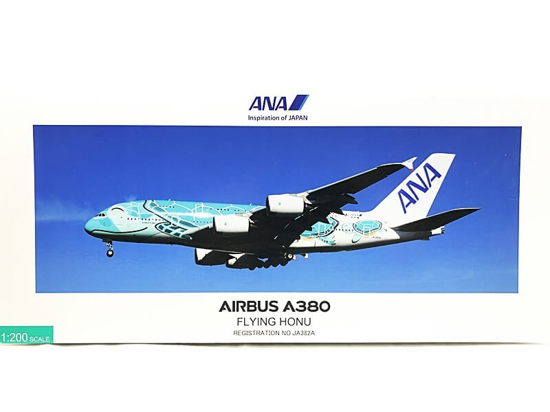 全日空商事　1/200　ANA　エアバス A380　フライングホヌ　JA382A　NH20195