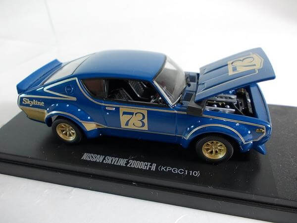 買取　京商 ミニカー　1/43 スカイライン2000GTR　KPGC110 #03112RB