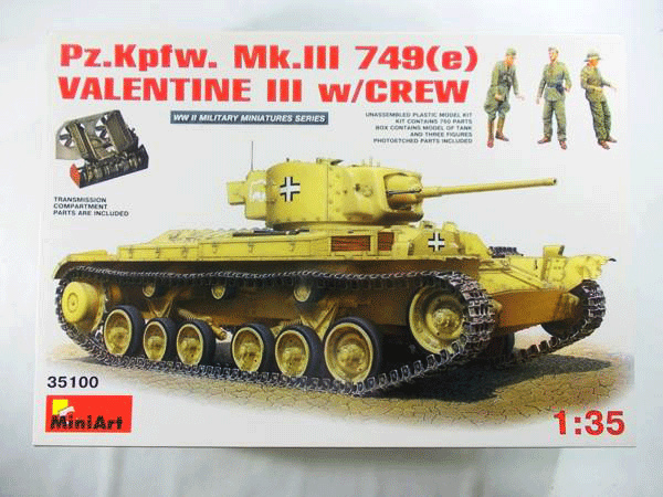 ミニアート 1/35 バレンタイン Mk.Ⅲ 749(e) 